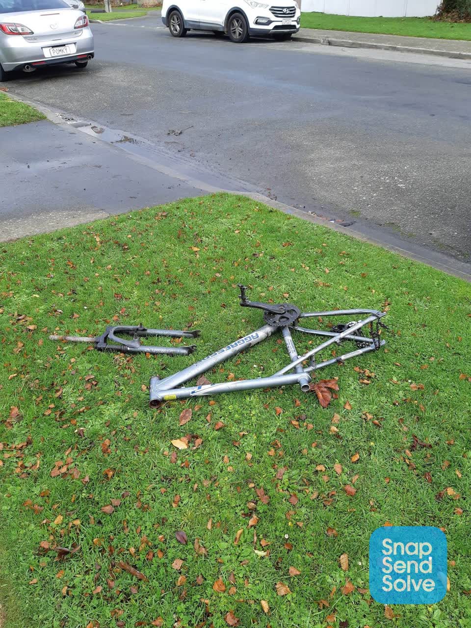 The photograph attached to this rubbish/recycling report
