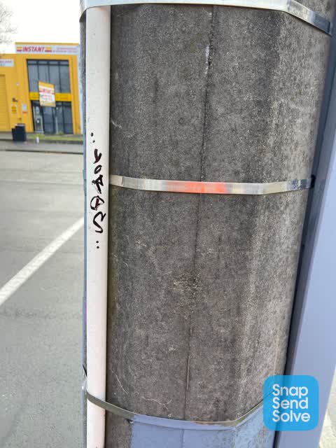 Graffiti, a report photo