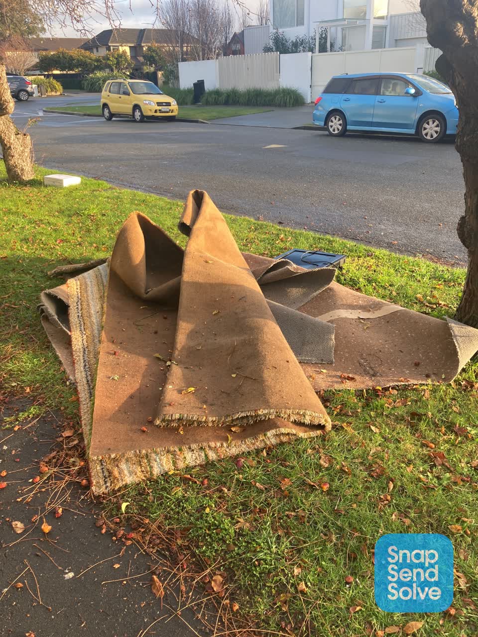 The photograph attached to this rubbish/recycling report