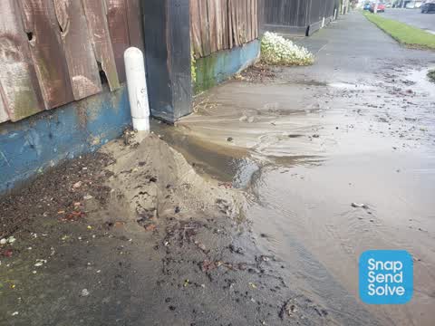 Flooding, a report photo