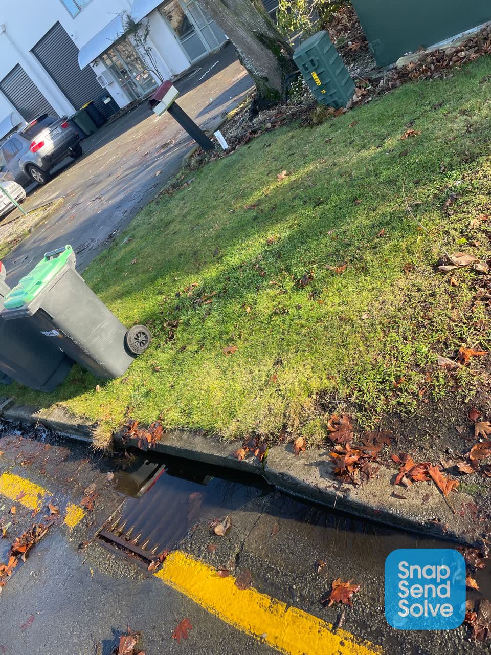 The photograph attached to this wastewater/stormwater report
