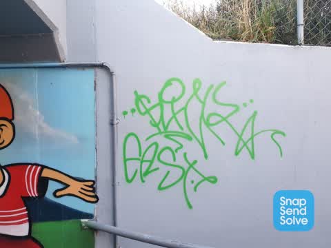 Graffiti, a report photo