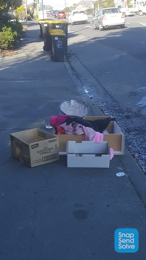 Rubbish/Recycling — a report photo
