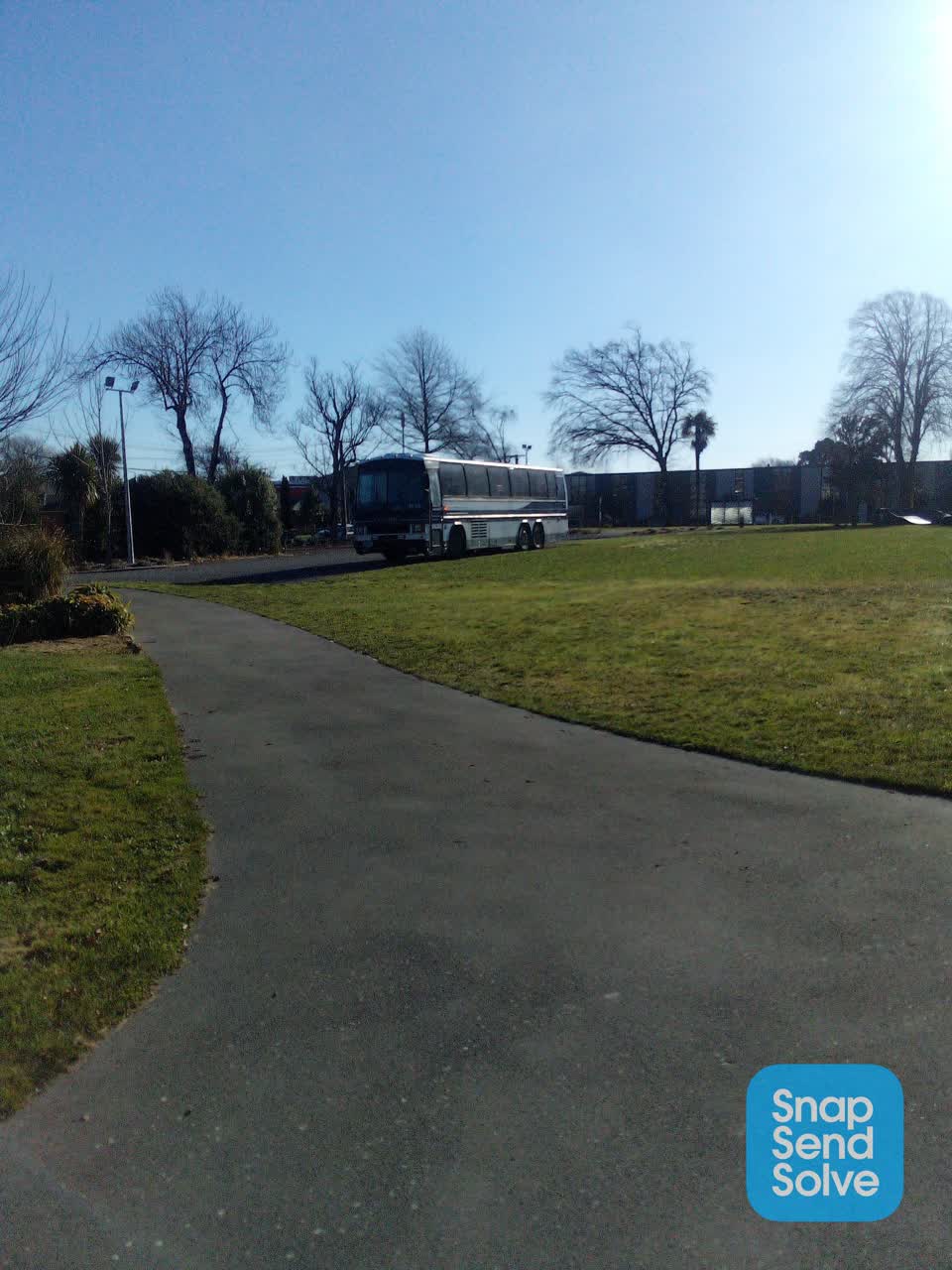 The photograph attached to this parks report