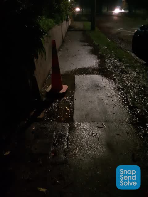 Water Leak — a report photo
