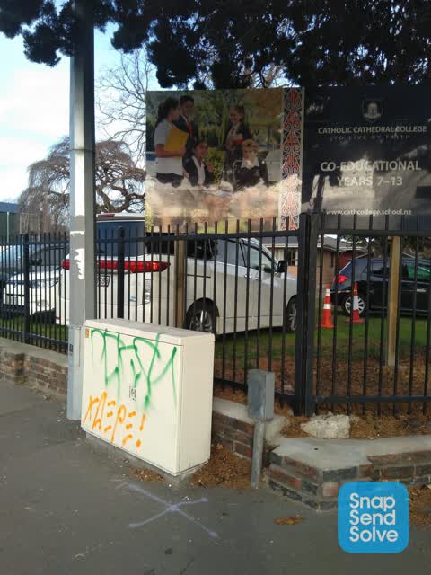 Graffiti, a report photo