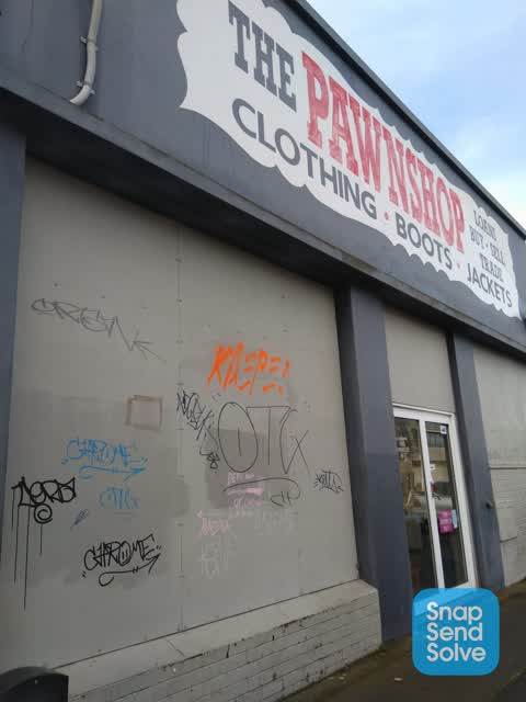 Graffiti, a report photo