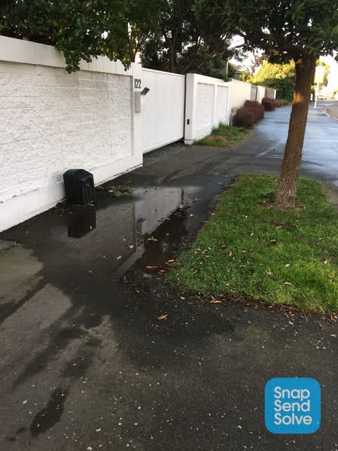 Water Leak, a report photo