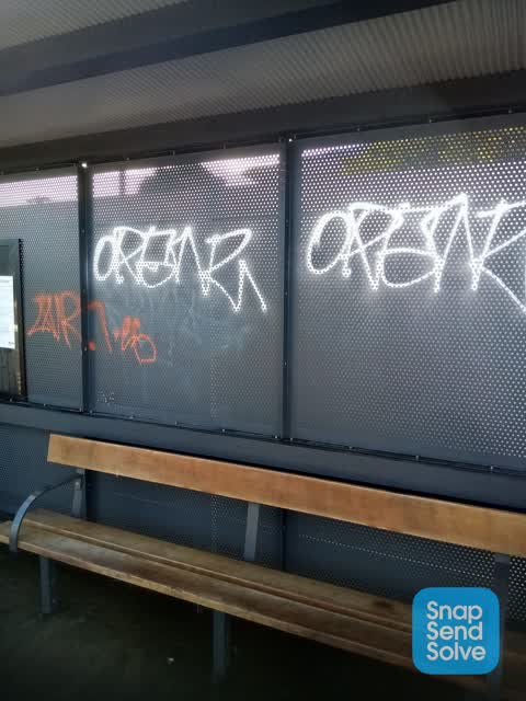 Graffiti, a report photo