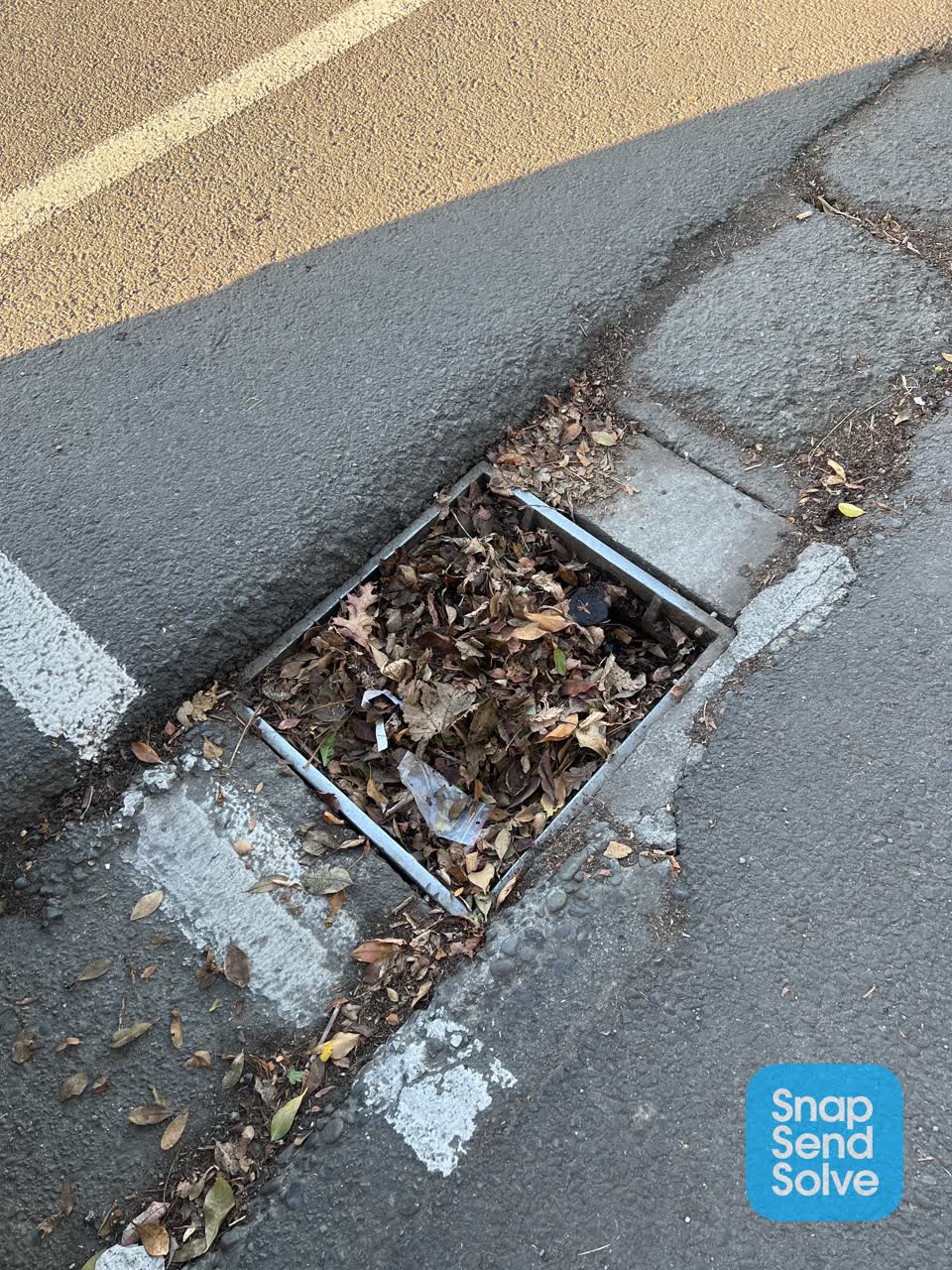 The photograph attached to this wastewater/stormwater report