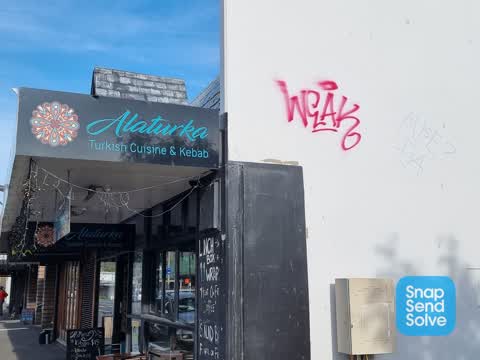 Graffiti, a report photo