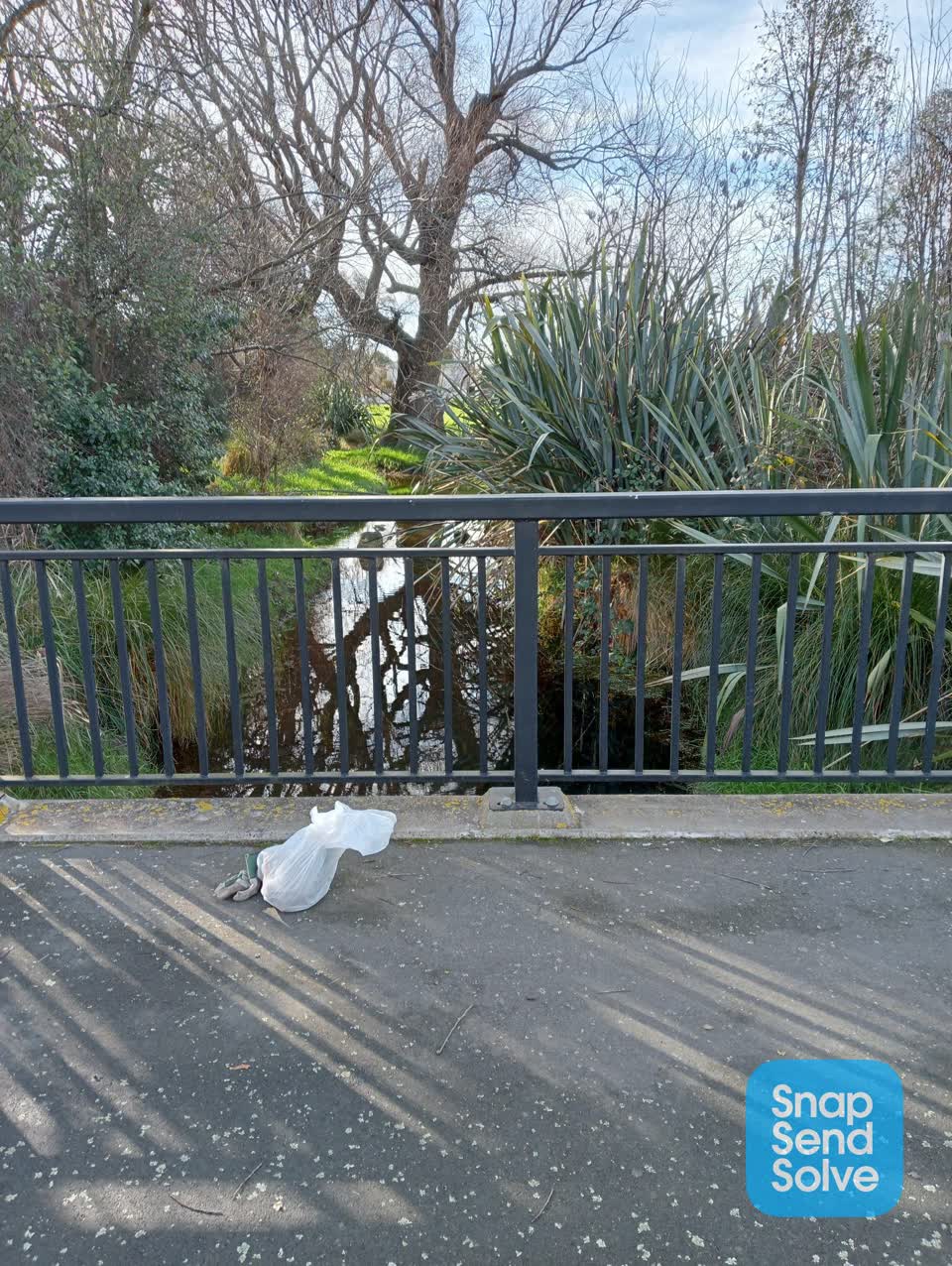 The photograph attached to this rubbish/recycling report