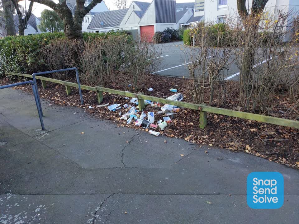 The photograph attached to this rubbish/recycling report