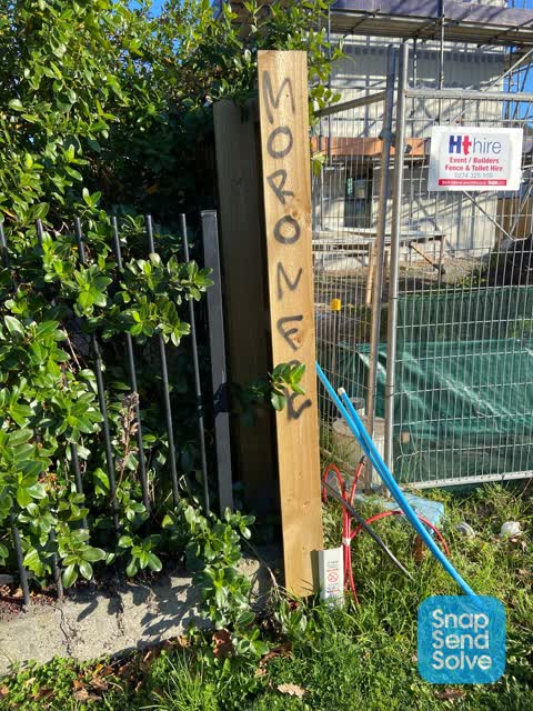 Graffiti, a report photo