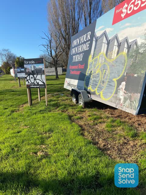 Graffiti, a report photo