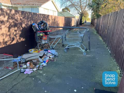 Rubbish/Recycling — a report photo