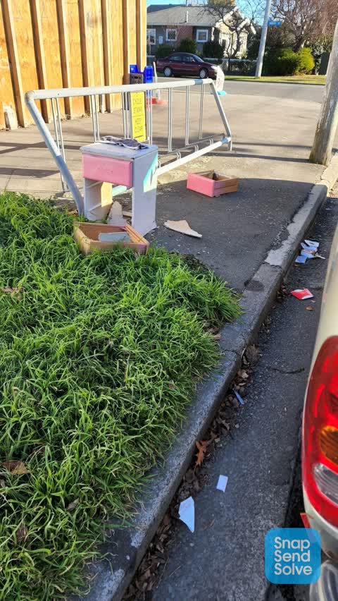 Rubbish/Recycling, a report photo