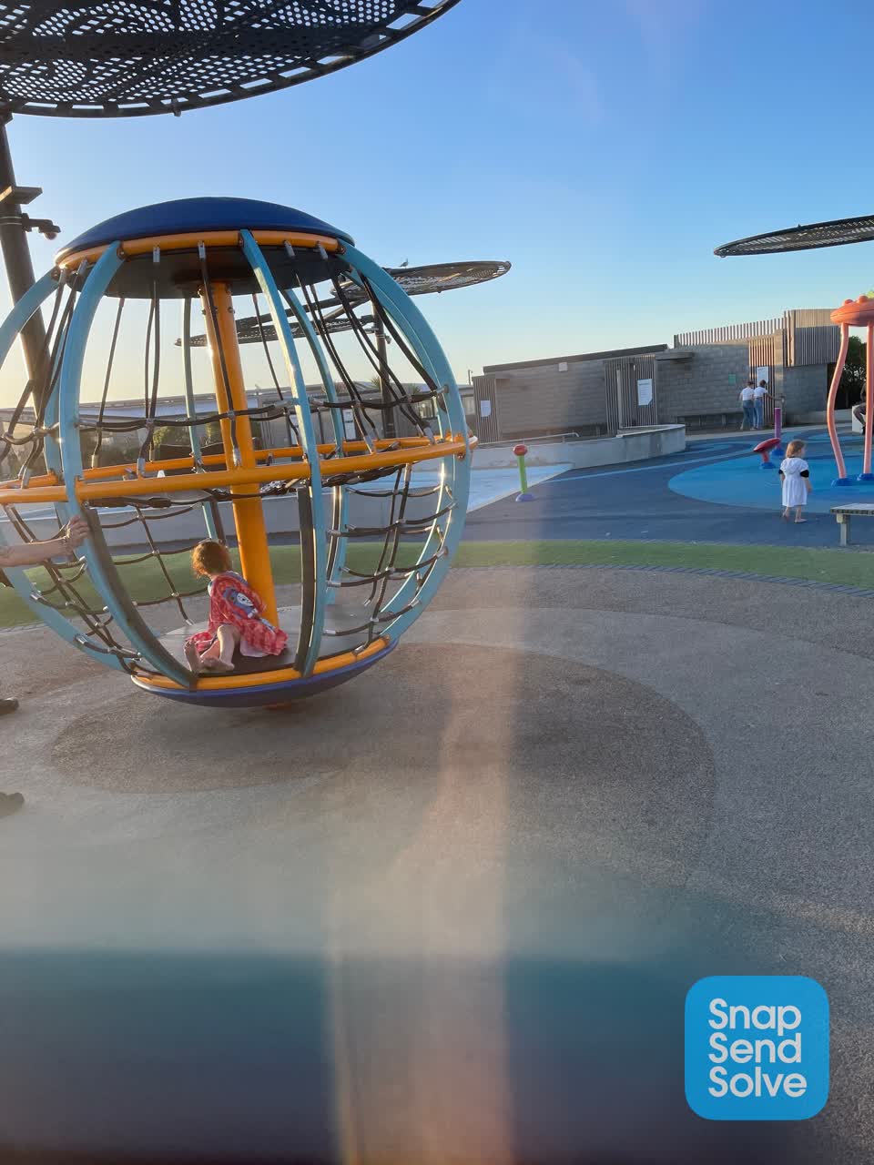 The photograph attached to this parks report