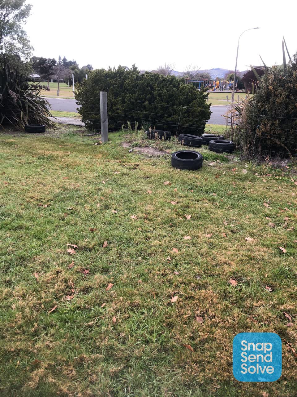 The photograph attached to this rubbish/recycling report