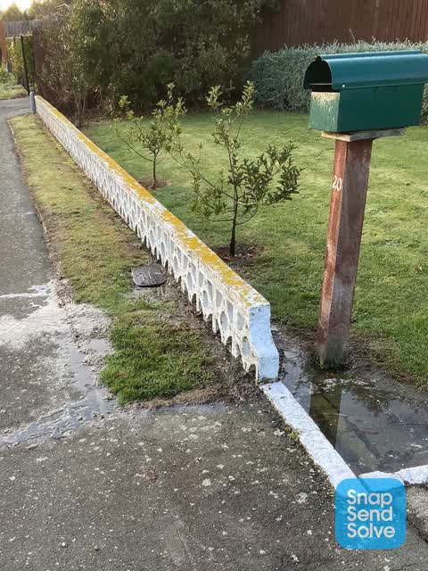 Water Leak, a report photo
