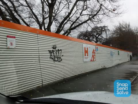 Graffiti, a report photo
