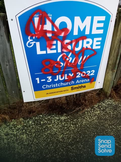 Graffiti, a report photo