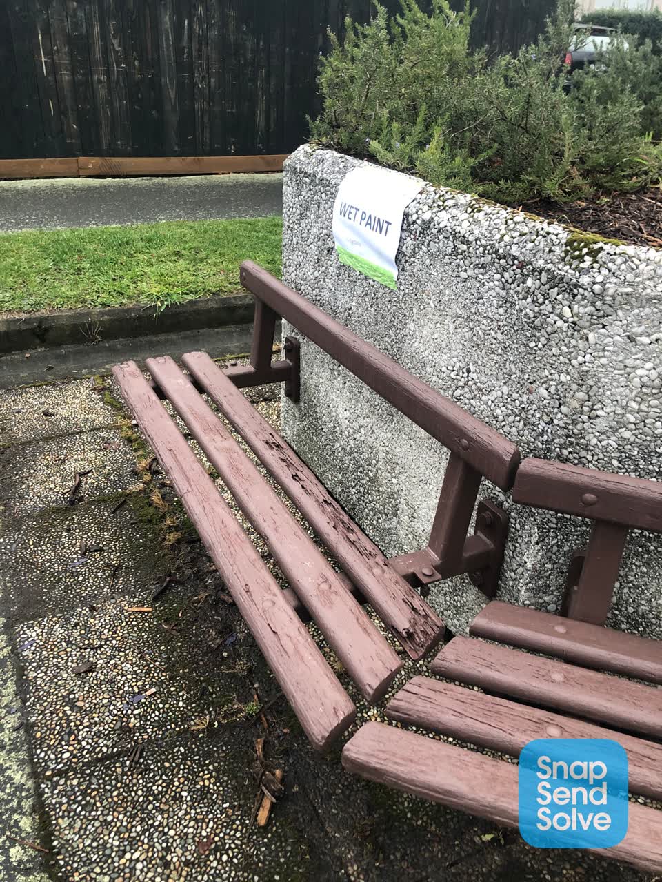 The photograph attached to this parks report