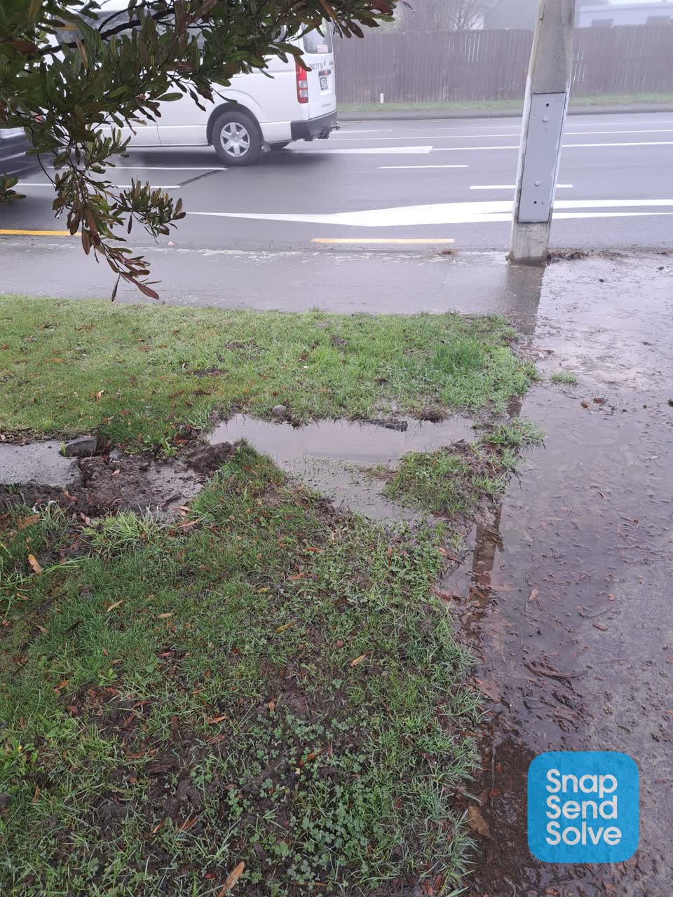 The photograph attached to this water supply report