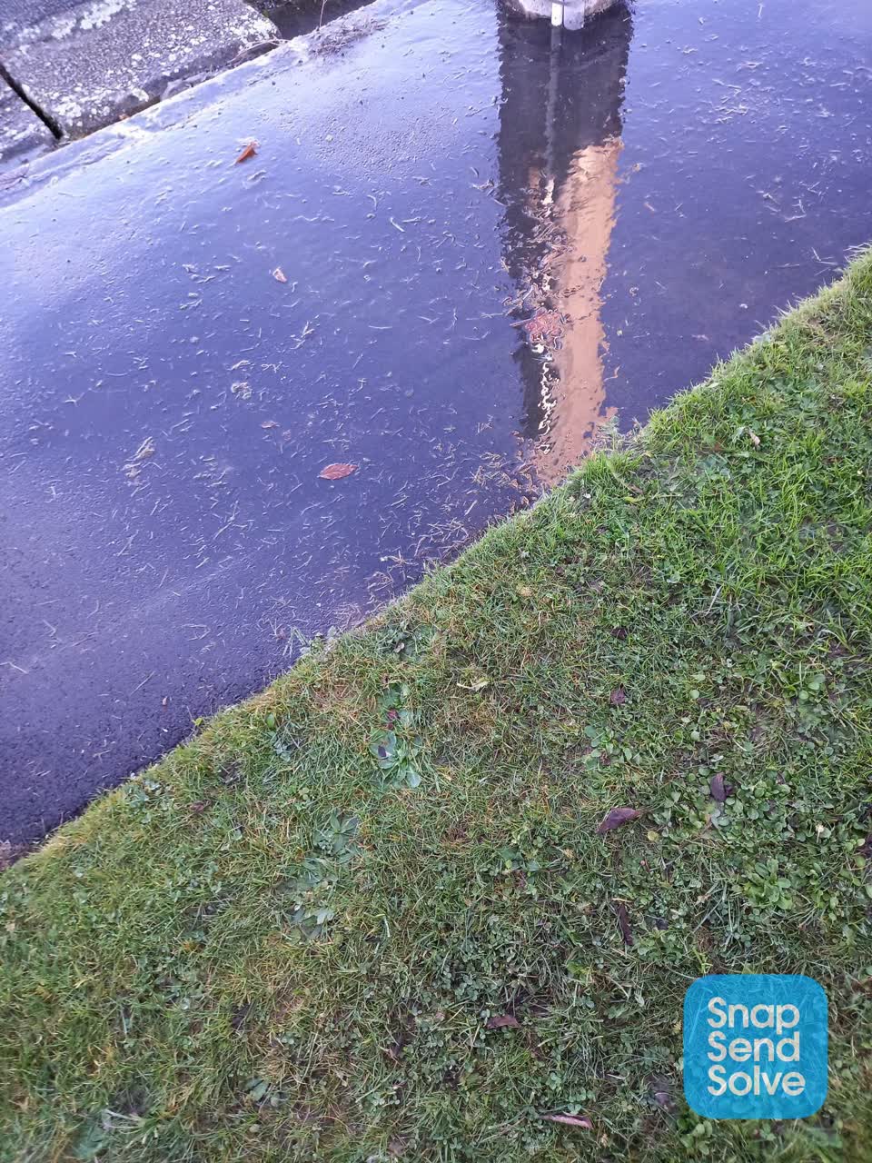 The photograph attached to this water supply report