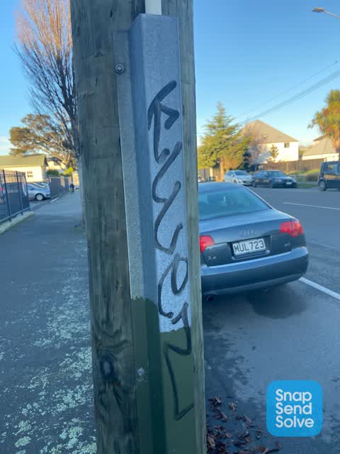 Graffiti, a report photo