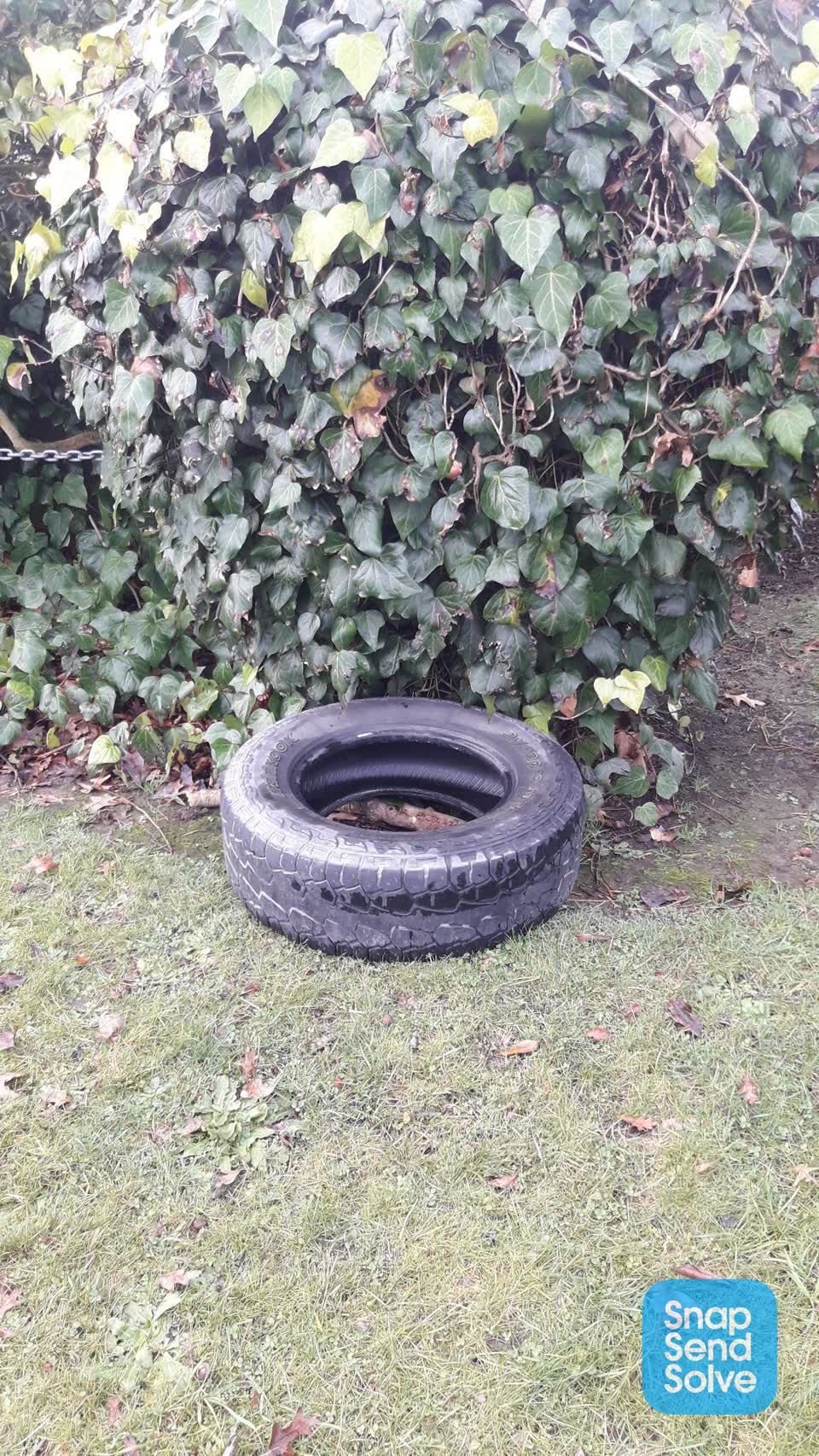 The photograph attached to this rubbish/recycling report