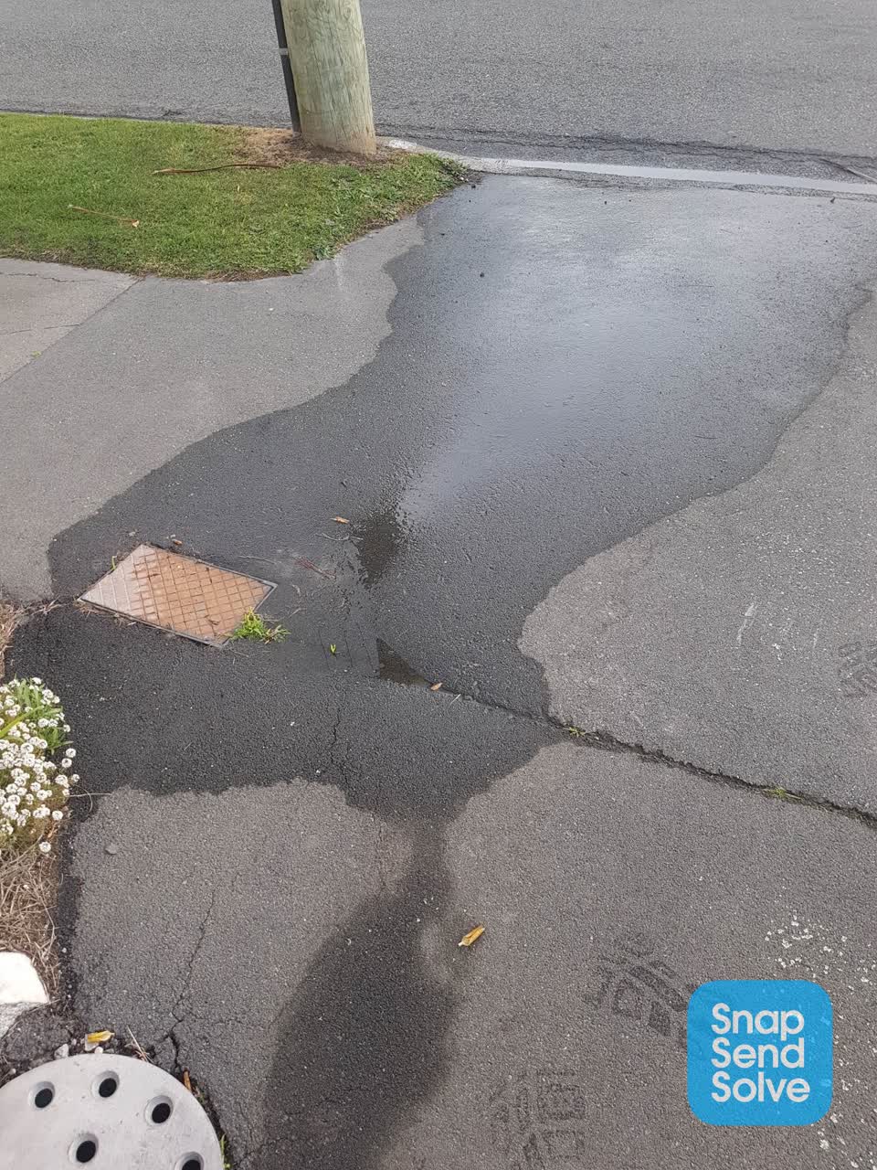 The photograph attached to this water supply report