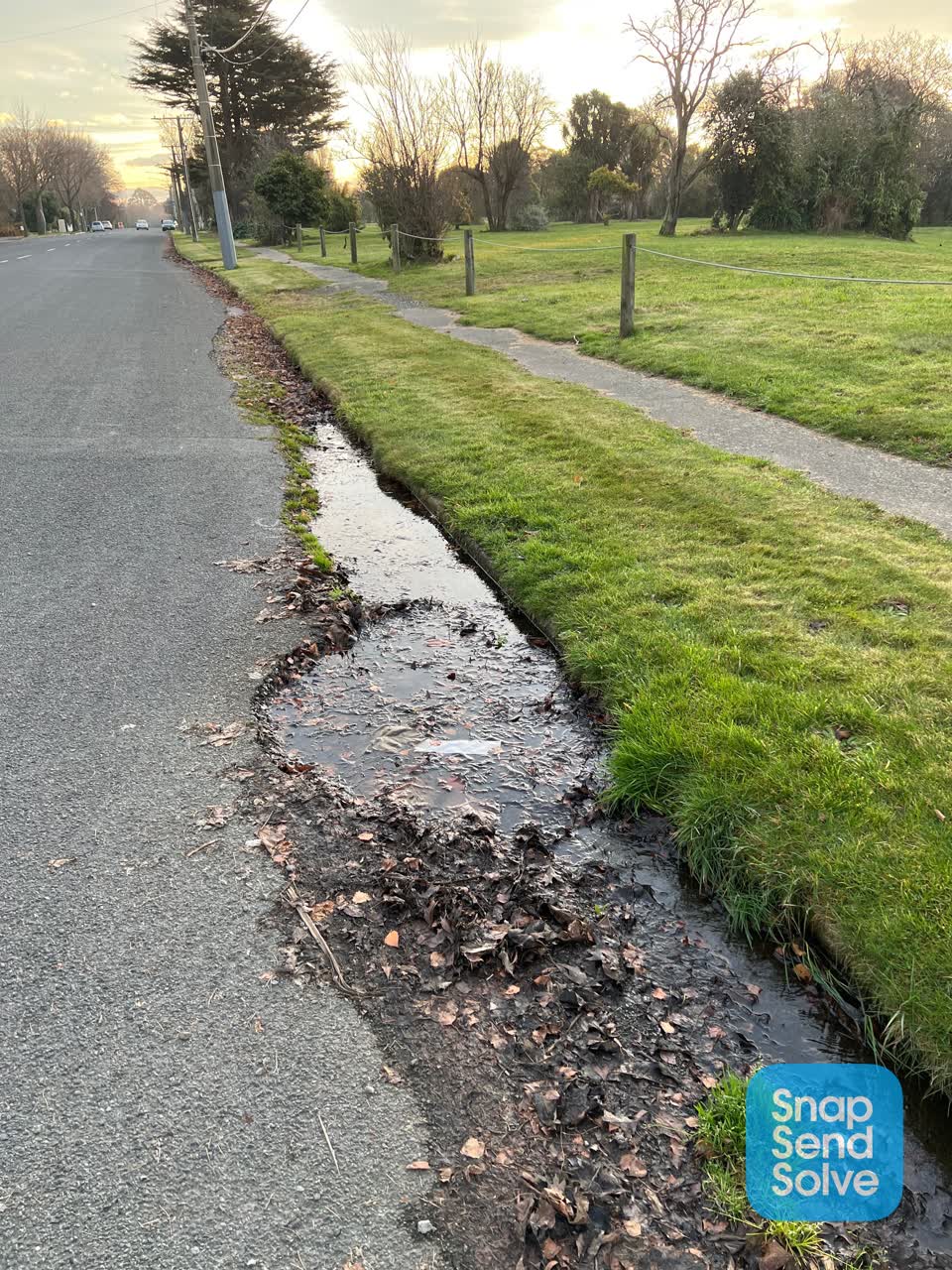 The photograph attached to this water supply report