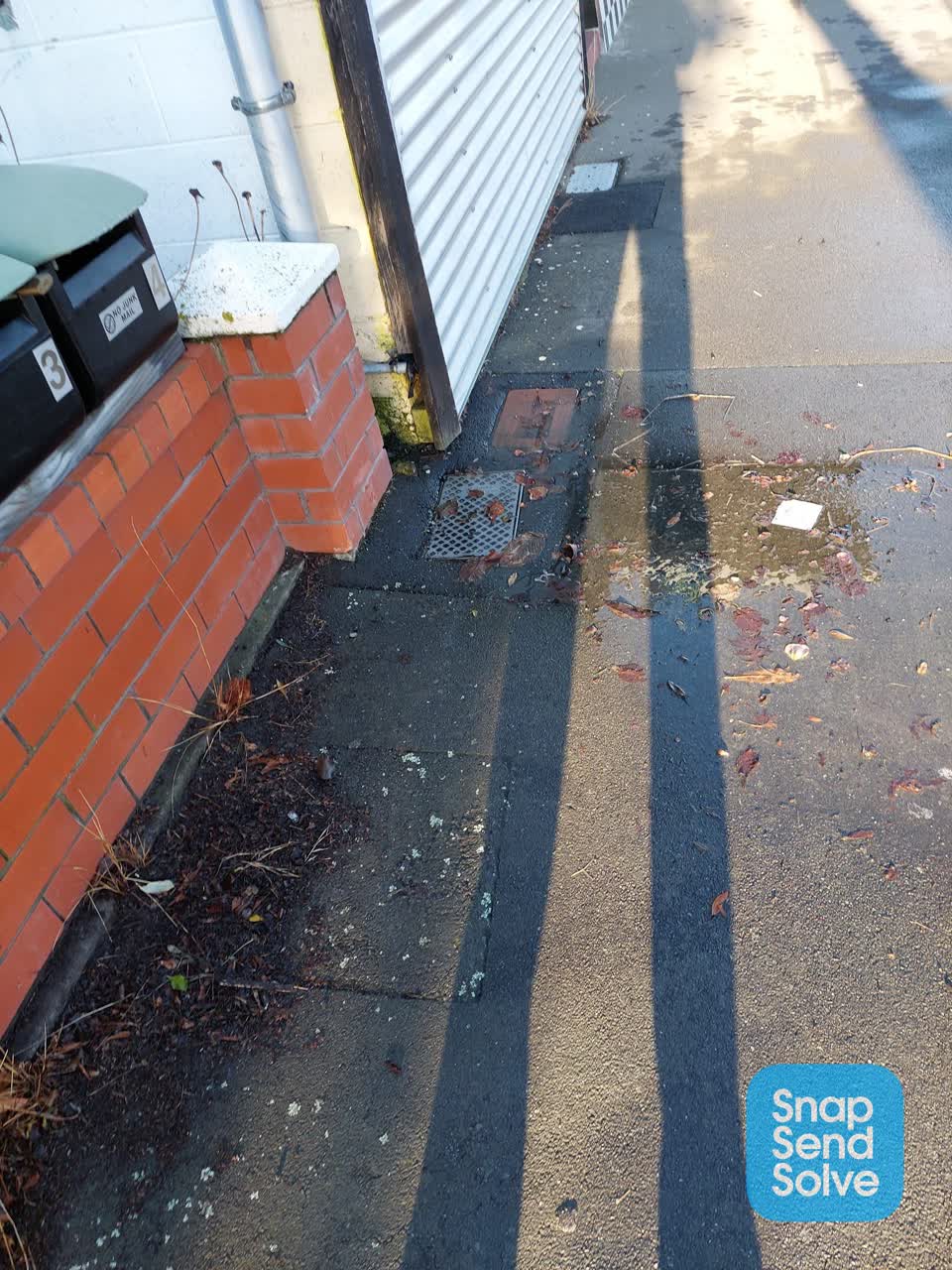 The photograph attached to this water supply report