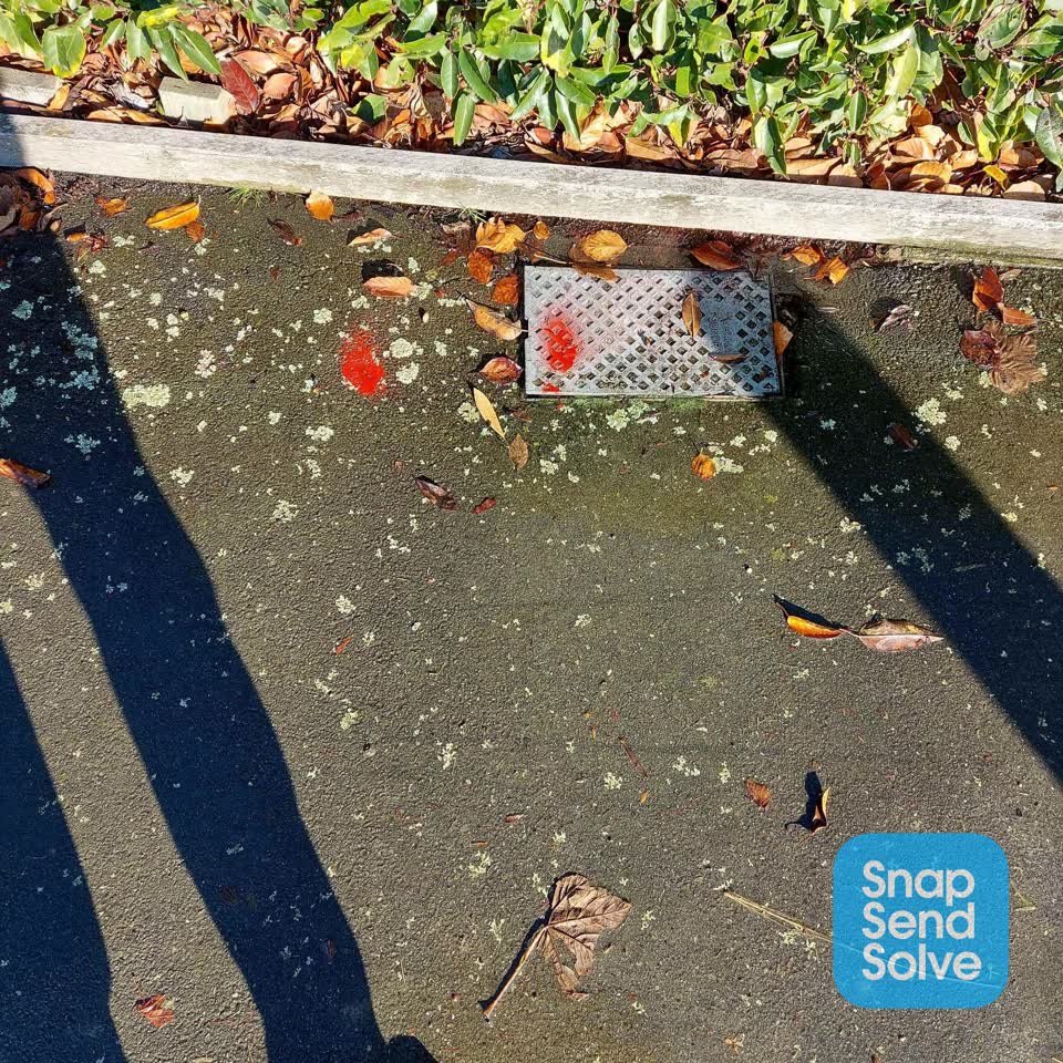 The photograph attached to this water leak report