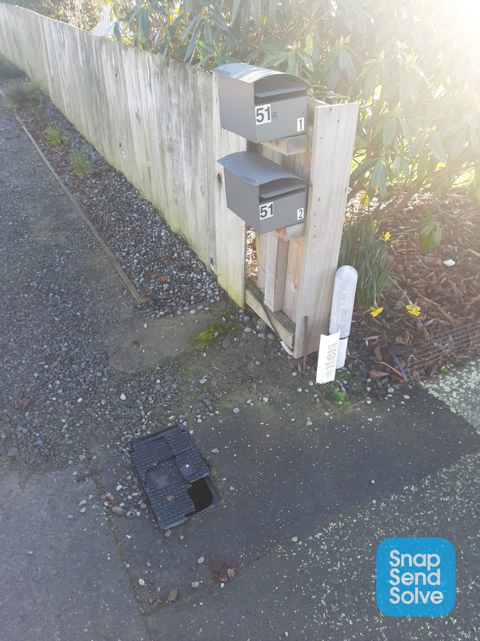 The photograph attached to this water supply report