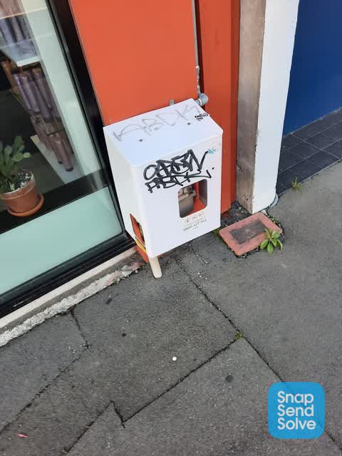 Graffiti, a report photo