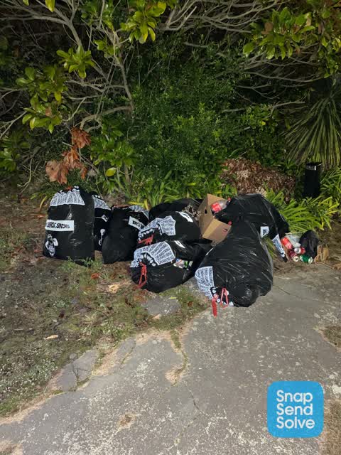 Rubbish/Recycling, a report photo
