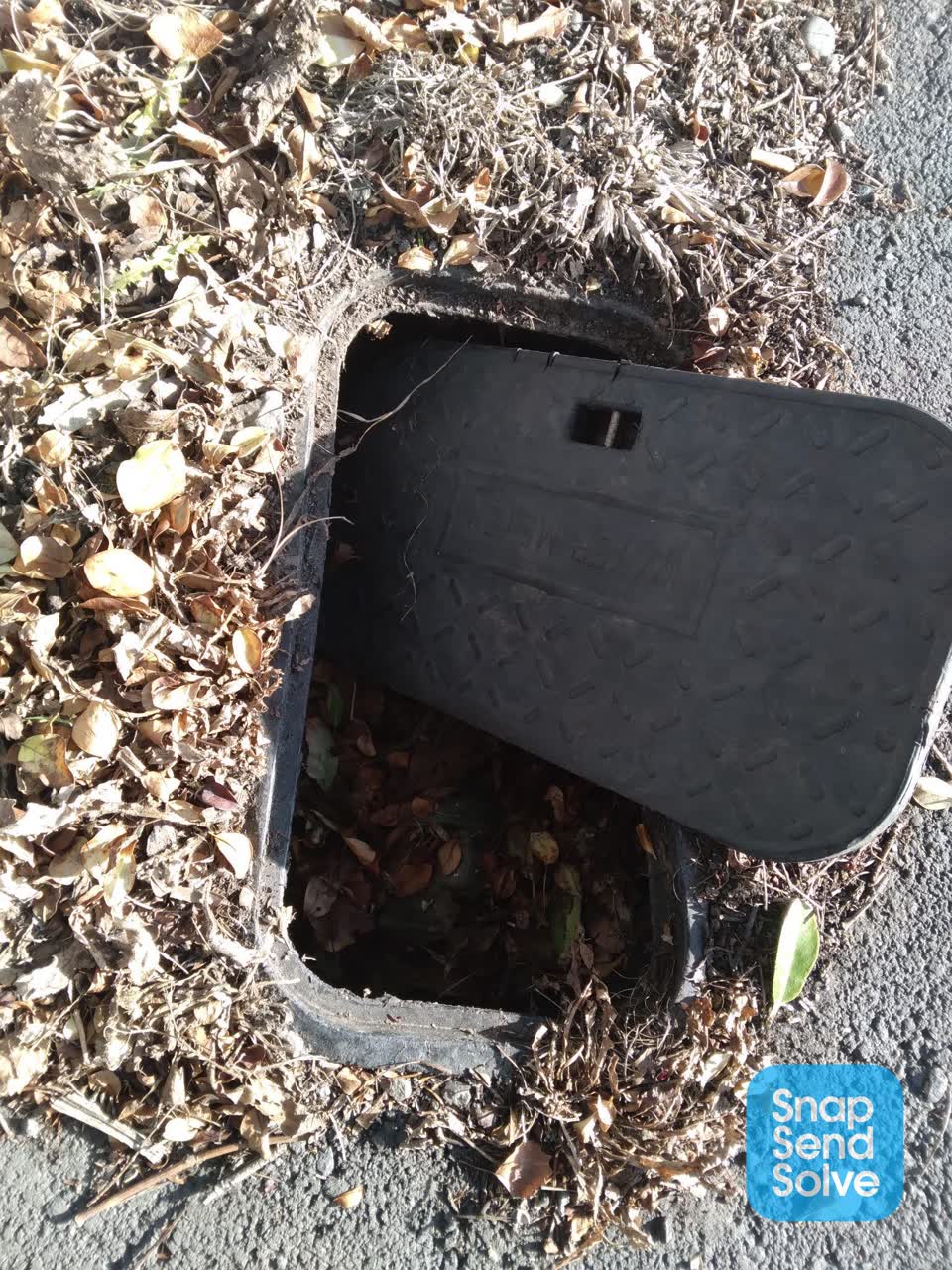 The photograph attached to this wastewater/stormwater report