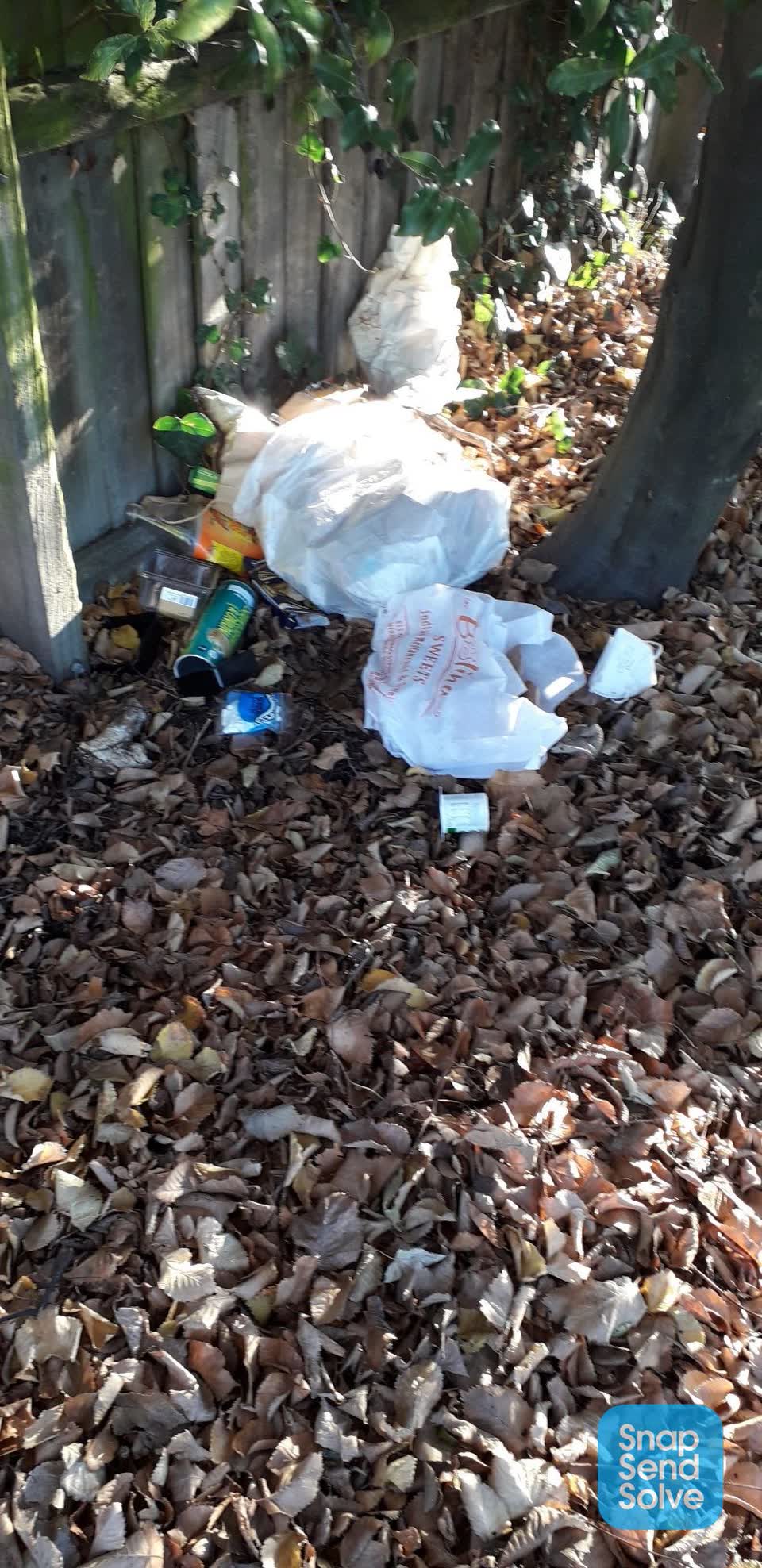 The photograph attached to this rubbish/recycling report
