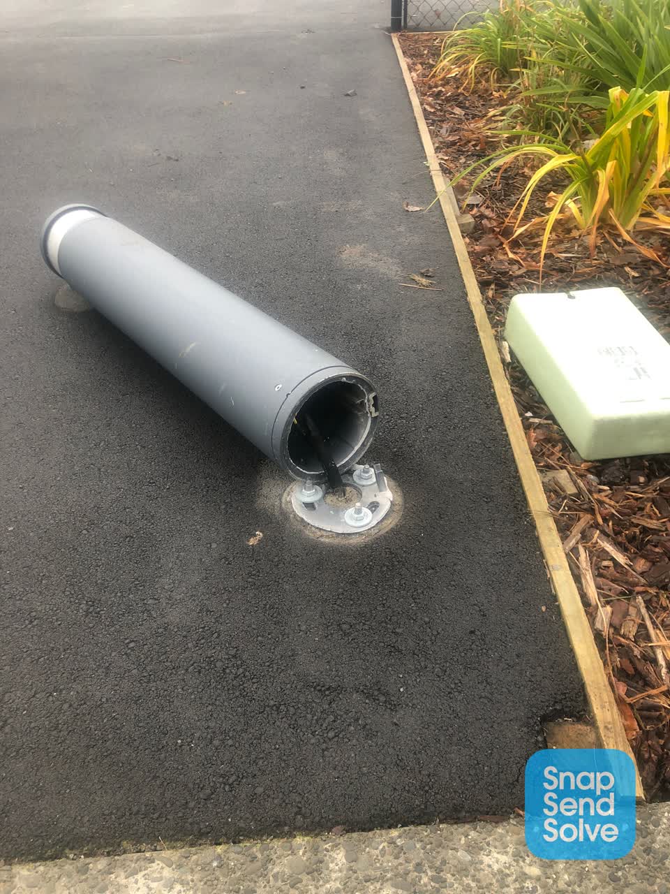 The photograph attached to this parks report