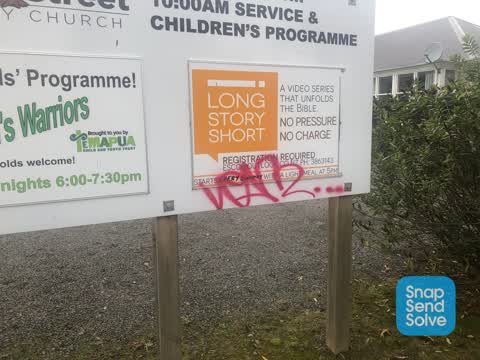 Graffiti, a report photo