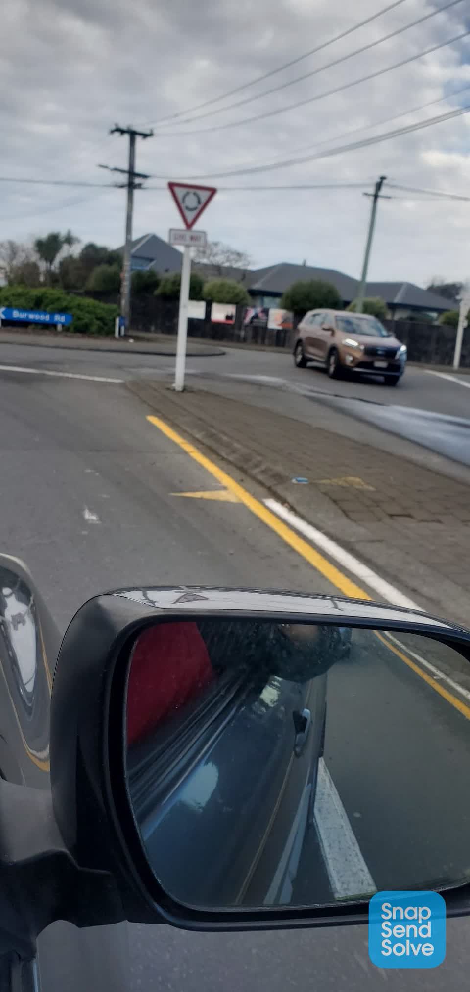 The photograph attached to this water leak report