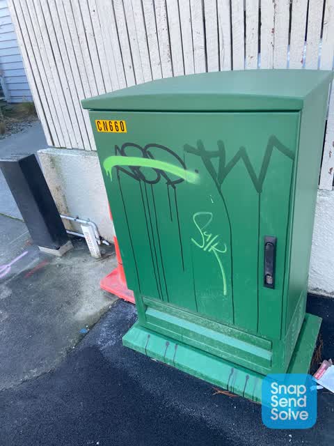 Graffiti, a report photo