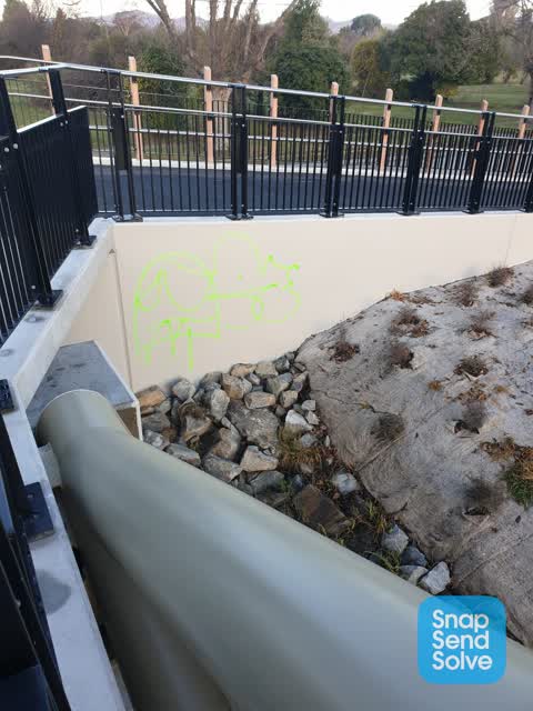 Graffiti, a report photo