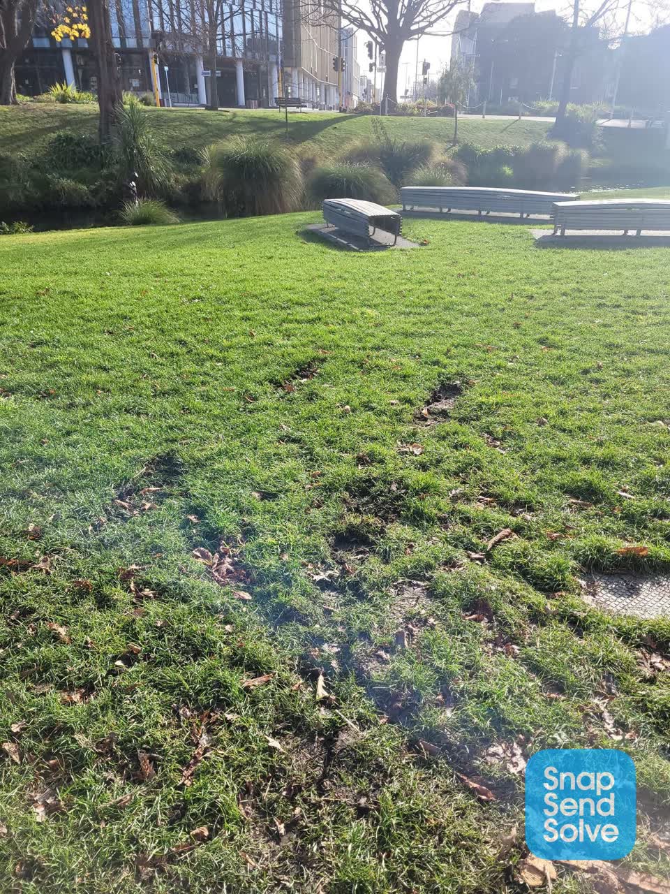 The photograph attached to this parks report