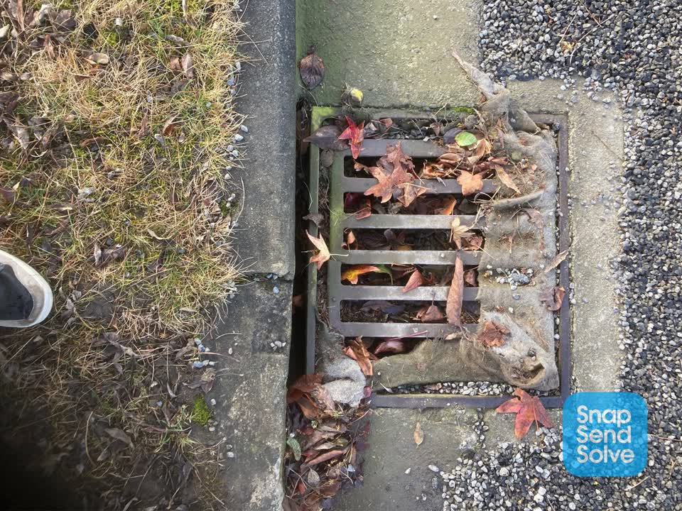 The photograph attached to this wastewater/stormwater report