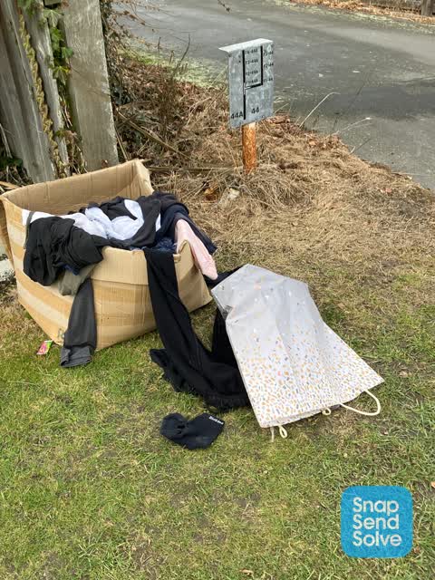 Rubbish/Recycling, a report photo