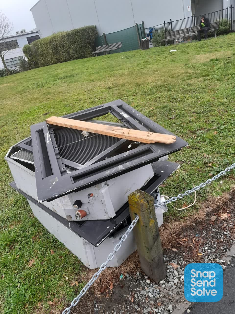 The photograph attached to this parks report
