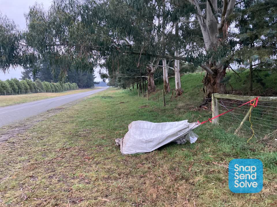 The photograph attached to this rubbish/recycling report